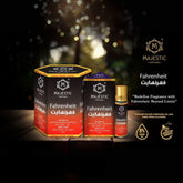 Majestic Perfumes India FahreNiEt 6ML perfume bottle, sleek design and clear label, displayed on a neutral background