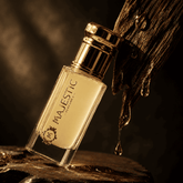 Majestic Perfumes India Attar Al Zahra 12ml glass bottle with elegant packaging, traditional fragrance for women and men.