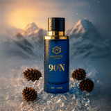 Majestic Perfumes India 90 N 100ml perfume bottle with elegant design and clear glass showcasing the fragrance inside