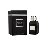 Majestic Black perfume bottle, 80ml, from Majestic Perfumes India, with sleek black design and elegant packaging.