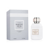 Majestic Musk perfume bottle in 80ML size from Majestic Perfumes India, with elegant design and clear branding on the label.