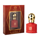 Majestic Perfumes India Oud Rose 10ml perfume bottle with elegant packaging and floral rose design.