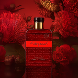 Majestic Perfumes India Autograph Femme 100ml perfume bottle with elegant packaging and floral design.