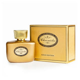 Chronicles 100ML perfume bottle by Majestic Perfumes India, with elegant packaging and sleek design visible in the image.
