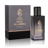 Majestic Perfumes India Oud Al Arbia 100ML bottle with intricate design, showcasing a luxurious perfume container.