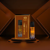 Majestic Perfumes India Floral Spell 20ML perfume bottle with floral design and elegant packaging.