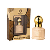 Majestic Perfumes India Oriental Gem 10ml perfume bottle with intricate design, showcasing luxurious fragrance packaging.