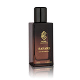 Majestic Perfumes India Safari 100ML perfume bottle with elegant design and golden accents.