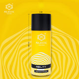 Majestic Perfumes India Ability perfume bottle with gold accents and sleek design on a white background