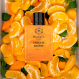 Majestic Perfumes India Endless Bloom 100ML perfume bottle with floral design and elegant packaging.
