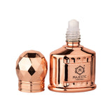 Majestic Perfumes India Oriental Gold 10ml perfume bottle with ornate golden design and elegant packaging.