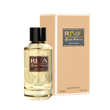 Majestic Perfumes India RIVA GOLD VELNET 100ML perfume bottle with elegant gold accents and a sleek design.