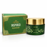 Elegant bottle of Inspired perfume by Majestic Perfumes India, showcasing its sleek design and sophisticated packaging.
