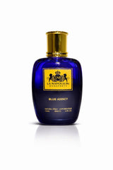 Blue Addict perfume bottle by Majestic Perfumes India, 100ML, with sleek blue packaging and elegant design.