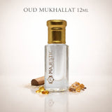Majestic Perfumes India Oud Mukhallat 12ML bottle, rich traditional fragrance with intricate packaging and elegant design.