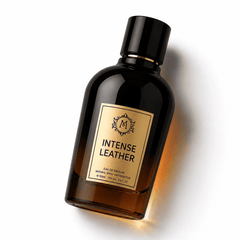 Majestic Perfumes India Intense Leather 100ml perfume bottle with sleek design and dark leather-themed packaging.