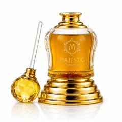 Majestic Mukhallat Attar in a 20ml bottle by Majestic Perfumes India, featuring a traditional fragrance with floral and woody notes.