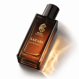 Majestic Perfumes India Safari 100ML bottle with elegant packaging and a luxurious perfume design.