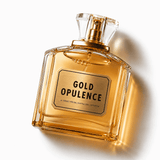 Gold Opulence 100ML perfume bottle by Majestic Perfumes India, featuring a luxurious gold design and elegant packaging.