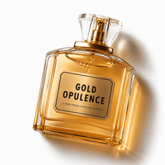 Gold Opulence 100ML perfume bottle by Majestic Perfumes India, featuring a luxurious gold design and elegant packaging.