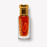 Majestic Perfumes India Turkish Oud 12ml perfume bottle with elegant packaging and dark amber liquid inside.