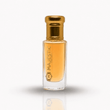 Majestic Perfumes India Divine Oud 12ml perfume bottle with elegant packaging and intricate design.