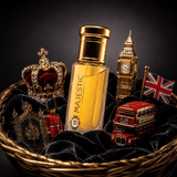 Majestic Perfumes India London Night 12ml perfume bottle with sleek design and dark packaging, showcasing a luxurious fragrance.