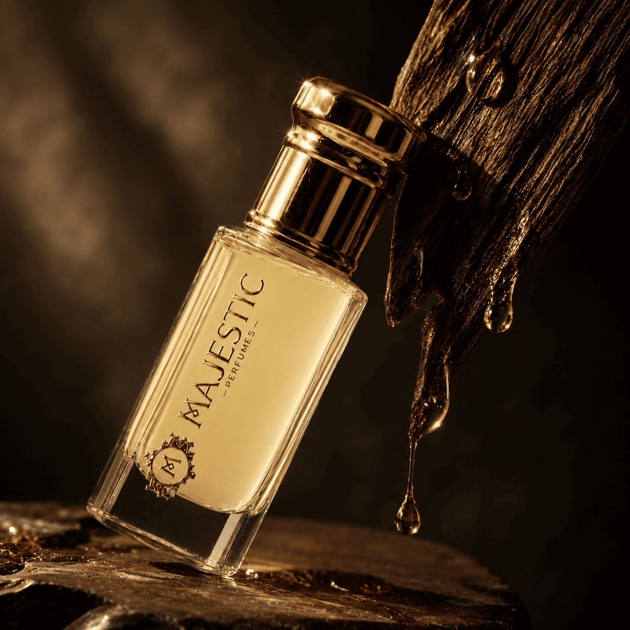 Majestic Perfumes India Attar Al Zahra 12ml glass bottle with elegant packaging, traditional fragrance for women and men.
