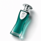 Vianne 100ML perfume bottle from Majestic Perfumes India, elegant glass container with a sleek design and silver cap.