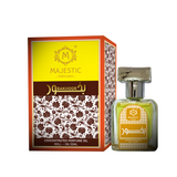 Majestic Perfumes India Bakhoor 20ml jar with a decorative lid and intricate design, showcasing traditional aromatic incense packaging.