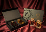 Majestic Perfumes India Oud Gift Set featuring elegant bottles and packaging, perfect for gifting.